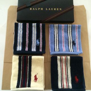 ラルフローレン(Ralph Lauren)のセール♪ギフト♡ラルフ タオルハンカチ(ハンカチ/ポケットチーフ)