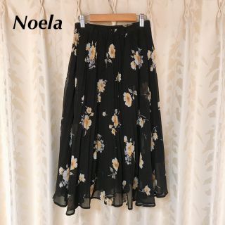 ノエラ(Noela)の☆専用品Noela花柄プリーツスカート☆送料込み☆値下げしました♪7/31まで♪(ロングスカート)