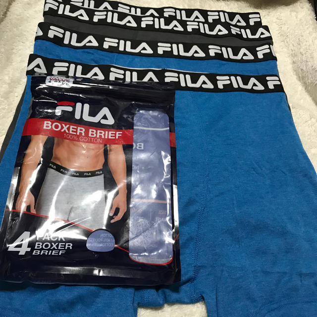 FILA(フィラ)のリック様専用　フィラ　ボクサーパンツ　L  ４枚セット メンズのアンダーウェア(ボクサーパンツ)の商品写真