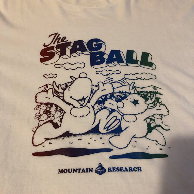 MOUNTAIN RESEARCH(マウンテンリサーチ)の美品　マウンテンリサーチ　STAG BALL Tシャツ 2016  メンズのトップス(Tシャツ/カットソー(半袖/袖なし))の商品写真