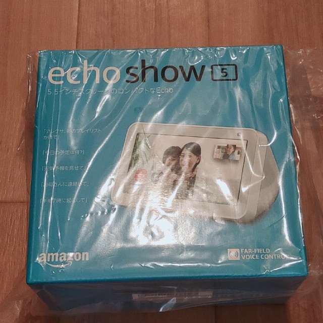 ECHO(エコー)の【新品・未開封】Amazon echo show 5 アマゾンエコーショー5 スマホ/家電/カメラのオーディオ機器(スピーカー)の商品写真