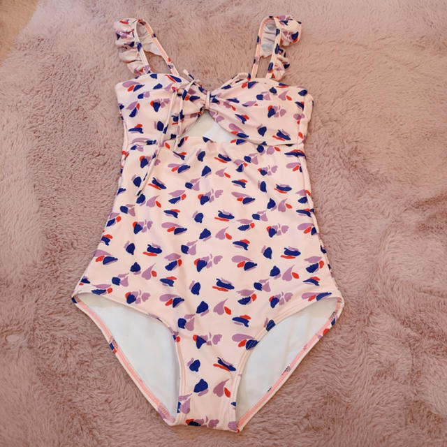 【新品】水着　ワンピース　体型カバー　ピンク レディースの水着/浴衣(水着)の商品写真