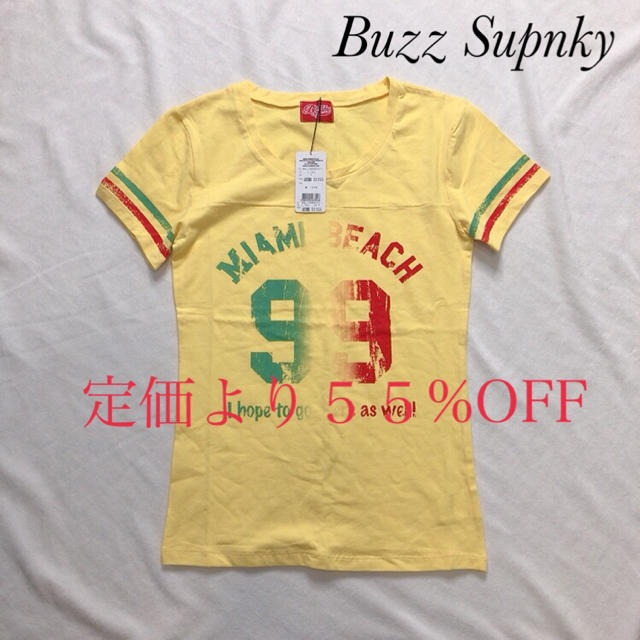 BUZZ SPUNKY(バズスパンキー)の新品⭐︎Tシャツ レディース⭐︎バズスパンキー レディースのトップス(Tシャツ(半袖/袖なし))の商品写真