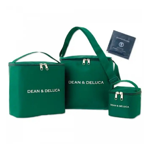 DEAN & DELUCA(ディーンアンドデルーカ)の♡大人気♡ GLOW 8月号 DEAN&DELUCA 保冷バッグ 4点セット インテリア/住まい/日用品のキッチン/食器(弁当用品)の商品写真