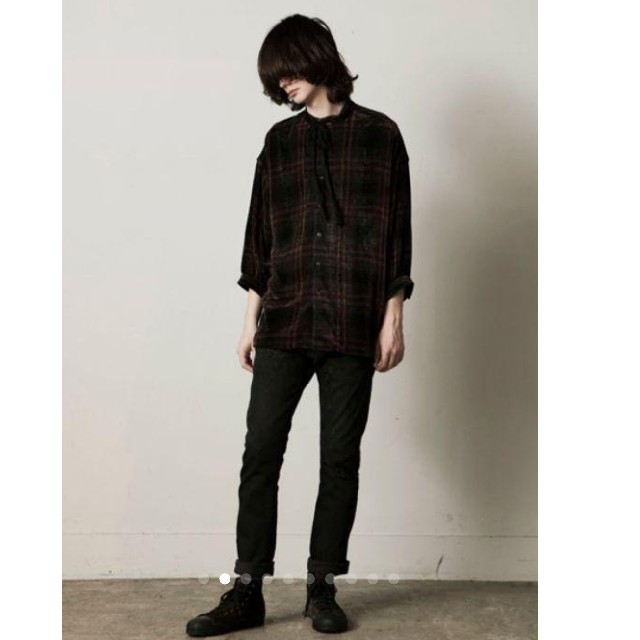 SHAREEF(シャリーフ)の未使用 シャリーフ MOLE CHECK BIG SHIRTS 七分袖 メンズのトップス(シャツ)の商品写真