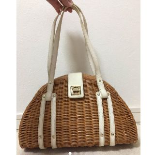 ケイトスペードニューヨーク(kate spade new york)のケイトスペード　かごバッグ(かごバッグ/ストローバッグ)