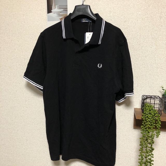 FRED PERRY フレッドペリー　ポロシャツ　XXL 2XL 黒　ブラック