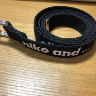 ニコアンド(niko and...)のNiko and… オリジナル筆記ロゴテープベルト(ベルト)