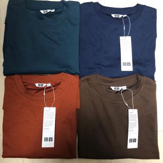 ユニクロ(UNIQLO)の【4枚セット‼︎】UNIQLO U エアリズムコットンオーバーサイズTシャツ(Tシャツ/カットソー(半袖/袖なし))