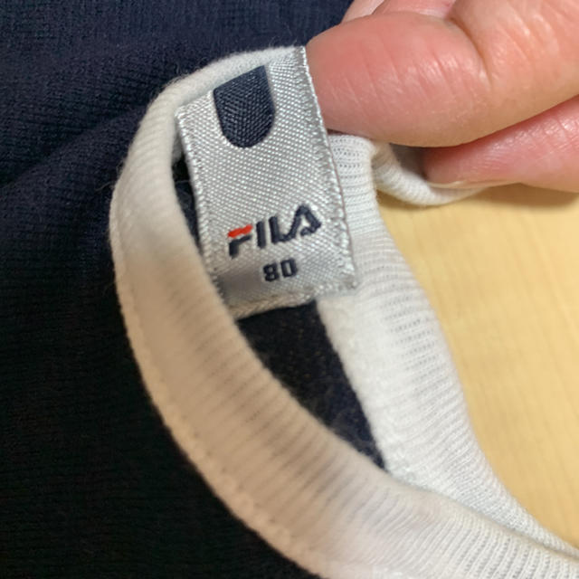 FILA(フィラ)のFILA ロンパース　80 キッズ/ベビー/マタニティのベビー服(~85cm)(ロンパース)の商品写真