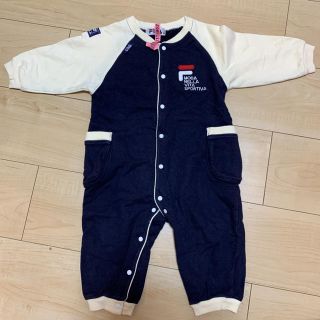 フィラ(FILA)のカバーオール　ロンパース　80 FILA(カバーオール)