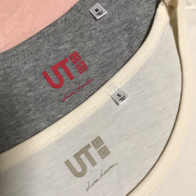 UNIQLO(ユニクロ)のリサラーソン　× ユニクロ　Tシャツ　レディース　マイキー　2枚セット レディースのトップス(Tシャツ(半袖/袖なし))の商品写真
