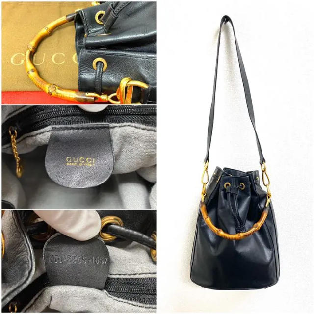 Gucci - 極上 美品 グッチ オールドグッチ バンブー 2way ショルダー