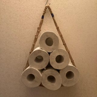 麻紐　トイレットペーパーホルダー　ハンドメイド(その他)