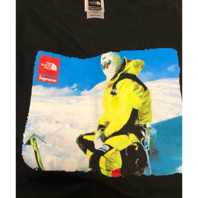 Supreme(シュプリーム)の超美品 XLサイズ supreme tnf photo tee 黒 black メンズのトップス(Tシャツ/カットソー(半袖/袖なし))の商品写真