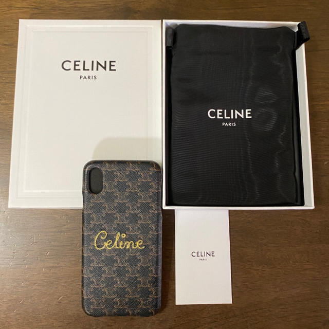 CELINE iPhoneケース XS MAX 定価約44000円 | フリマアプリ ラクマ