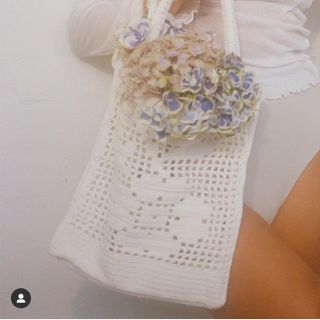 エディットフォールル(EDIT.FOR LULU)のpoms floral tote 💐(トートバッグ)