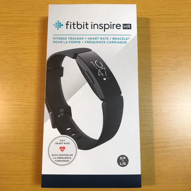 Fitbit inspire HR BLACKスポーツ/アウトドア