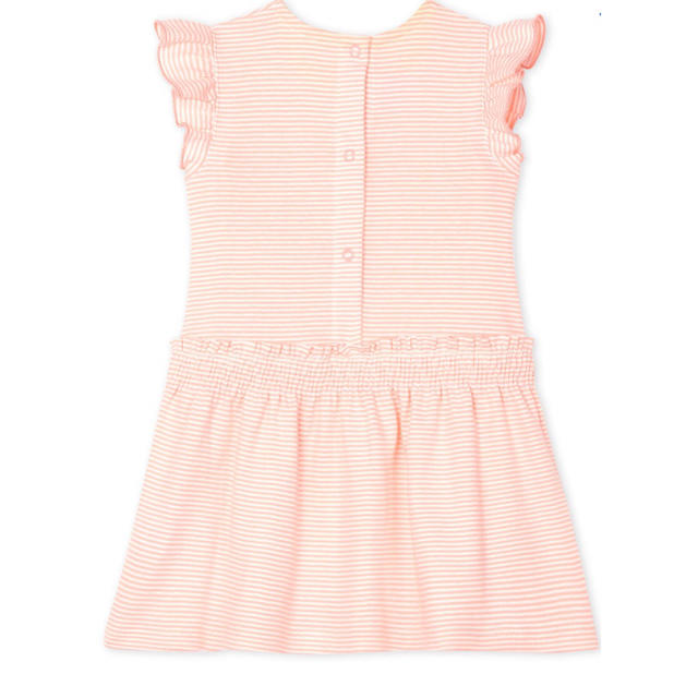 PETIT BATEAU(プチバトー)のプチバトー　新品タグ付きミラレ柄プリントワンピース　18m/81cm キッズ/ベビー/マタニティのベビー服(~85cm)(ワンピース)の商品写真