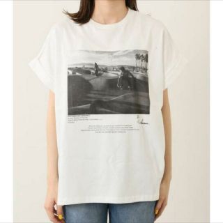 プラージュ(Plage)のプラージュ Plage ジェーンスミス フォトTシャツ ホワイト(Tシャツ(半袖/袖なし))