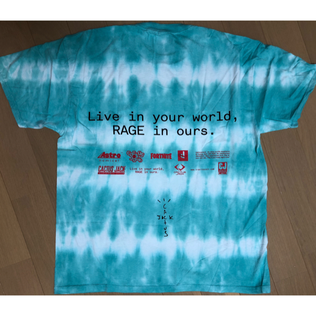 NIKE(ナイキ)のTravis scott WORLD TIE DYE T-SHIRT Lサイズ メンズのトップス(Tシャツ/カットソー(半袖/袖なし))の商品写真