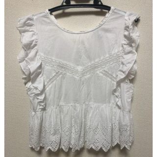 ザラ(ZARA)のZARA ザラ　ノースリーブブラウス(シャツ/ブラウス(半袖/袖なし))