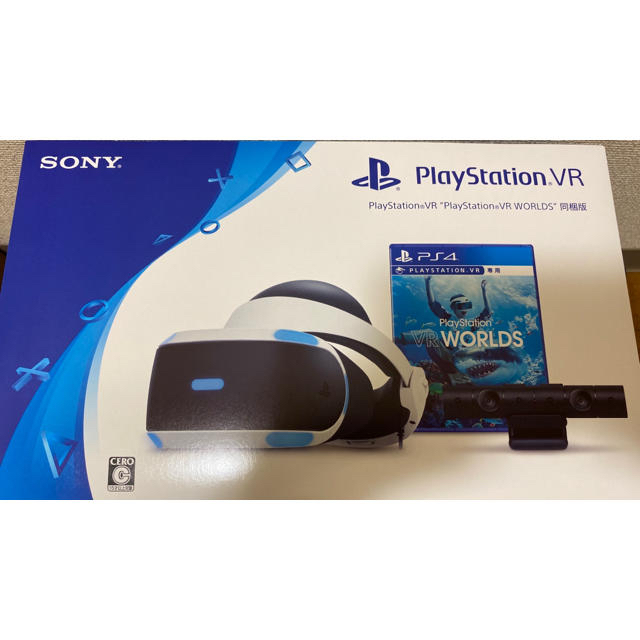 PlayStation VR(プレイステーションヴィーアール)のPlayStationVR WORLDS 同梱版 エンタメ/ホビーのゲームソフト/ゲーム機本体(家庭用ゲーム機本体)の商品写真