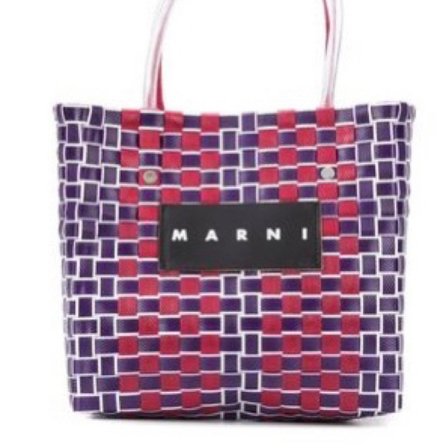 Marni(マルニ)の【新品】マルニ MARNI フラワーカフェピクニックバッグ レディースのバッグ(かごバッグ/ストローバッグ)の商品写真