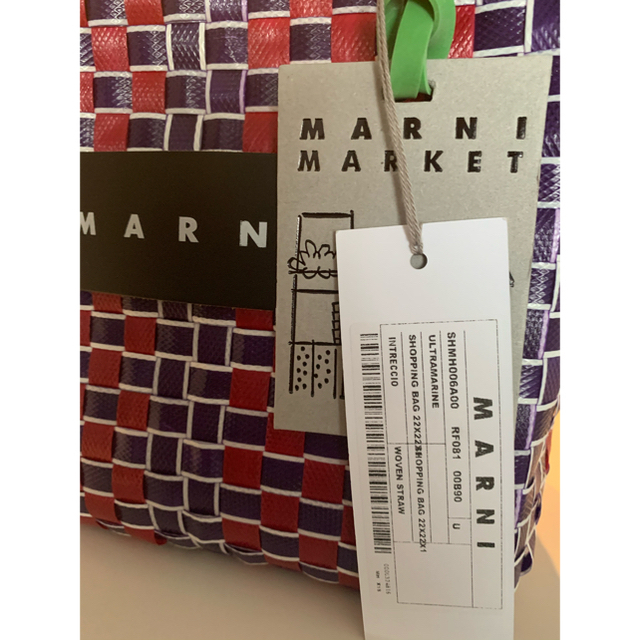 Marni(マルニ)の【新品】マルニ MARNI フラワーカフェピクニックバッグ レディースのバッグ(かごバッグ/ストローバッグ)の商品写真