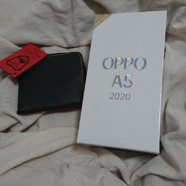 OPPO A5 2020 楽天モバイル対応 オマケ栃木レザーコインケースの+ecios