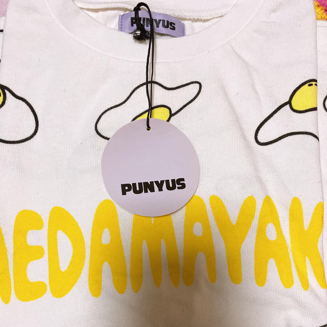 PUNYUS(プニュズ)のPUNYUS 目玉焼きTシャツ レディースのトップス(Tシャツ(半袖/袖なし))の商品写真