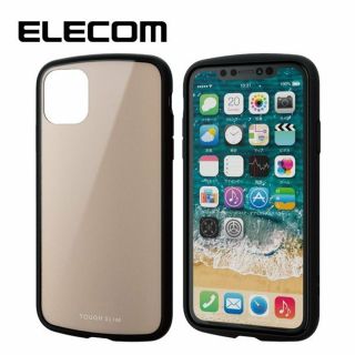 エレコム(ELECOM)のiPhone 11用TOUGH SLIM Liteケース ベージュ(iPhoneケース)