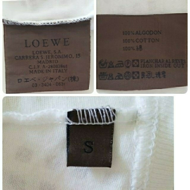 LOEWE(ロエベ)の🇪🇸LOEWE　ロエベ　アナグラムノースリーブ　カットソー　レディース レディースのトップス(Tシャツ(半袖/袖なし))の商品写真