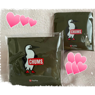 チャムス(CHUMS)の②新品2個❗️セブンイレブン CHUMS×PayPay チャムス エコバック(ノベルティグッズ)