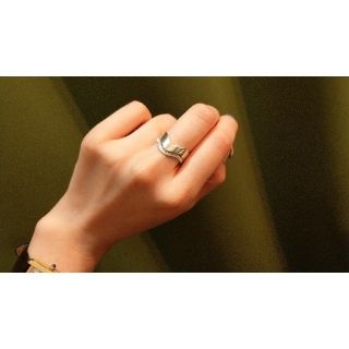 agete ダイヤモンド vリング 13号 アクセサリー リング guide-ecoles.be