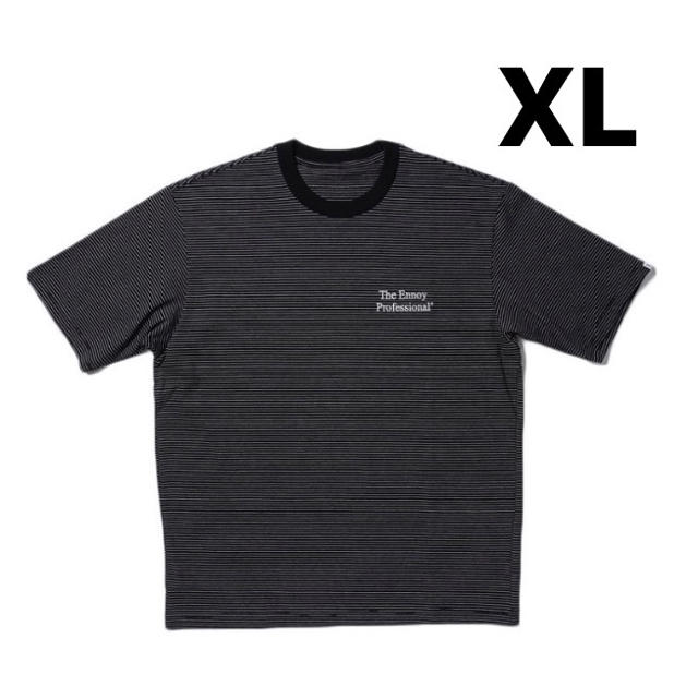 The Ennoy Professional BORDER TEE 黒 XL Tシャツ/カットソー(半袖/袖なし)