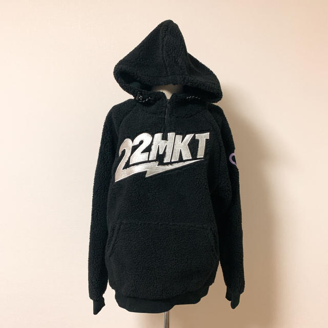 メーカー包装済】 22market H22 パーカー フード ブラック 黒 小嶋陽菜
