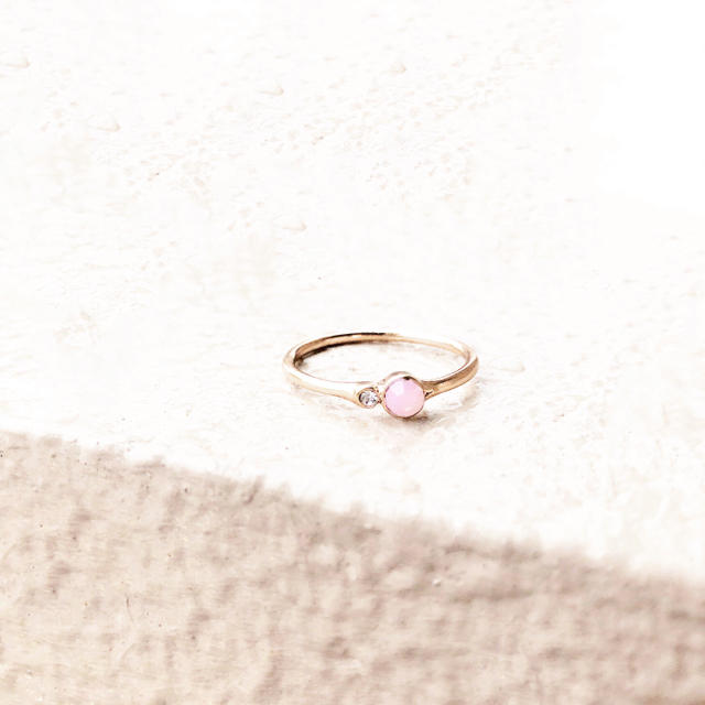 STAR JEWELRY(スタージュエリー)のピンクラブストーンダイヤモンドリング レディースのアクセサリー(リング(指輪))の商品写真
