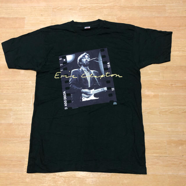 美品 90s USA製 ERIC CLAPTON フォト Tシャツ Ｌ