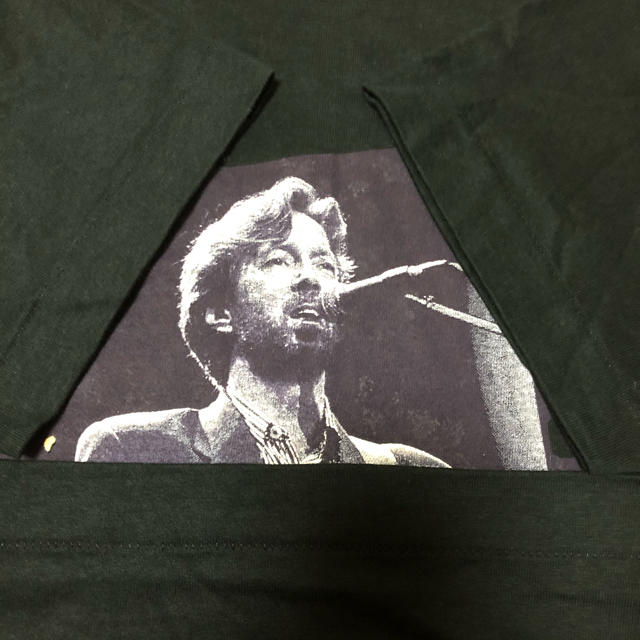 美品 90s USA製 ERIC CLAPTON フォト Tシャツ Ｌ