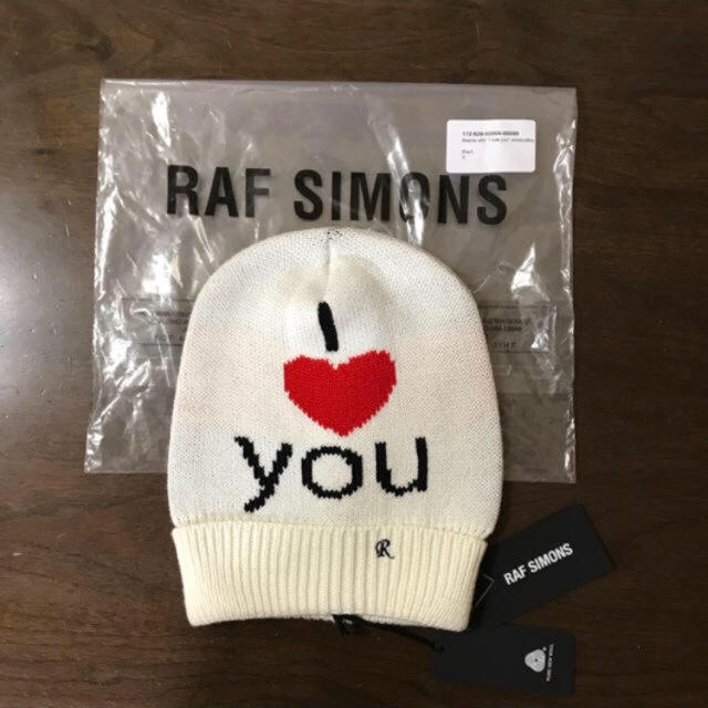 RAF SIMONS(ラフシモンズ)のRAF SIMONS ニット帽 購入金額約50000円 確実正規品 メンズの帽子(ニット帽/ビーニー)の商品写真