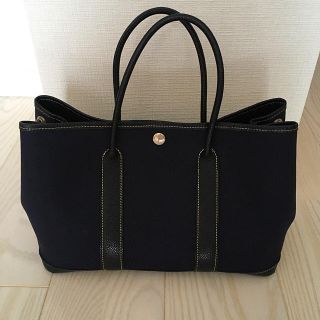 エルメス(Hermes)のエルメス　ガーデンパーティー　TPM インディゴブルー(トートバッグ)