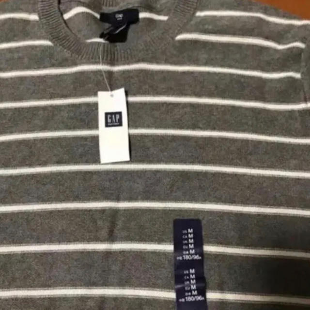 GAP(ギャップ)のGAP メンズ ボーダー　サマーセーター　新品未使用 メンズのトップス(Tシャツ/カットソー(半袖/袖なし))の商品写真