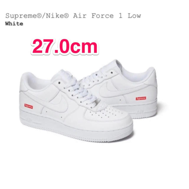 Supreme®/Nike® Air Force 1 Low 新品未使用