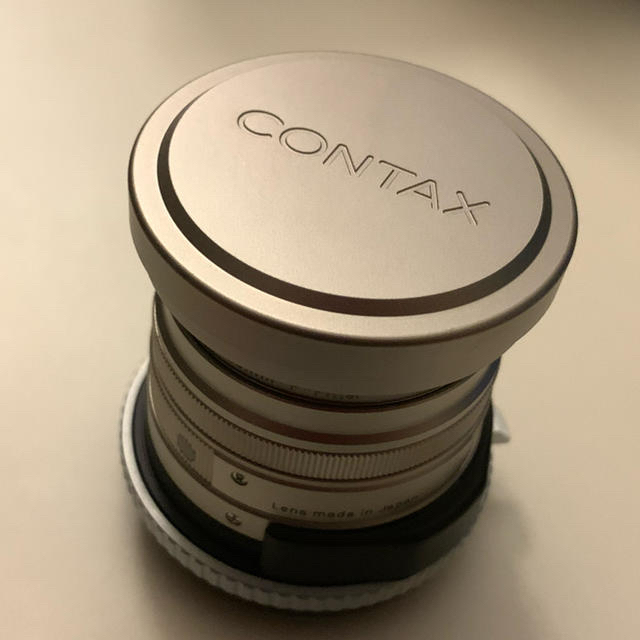 Contax G Planar 45mm f2 Eマウントアドプター付き スマホ/家電/カメラのカメラ(レンズ(単焦点))の商品写真