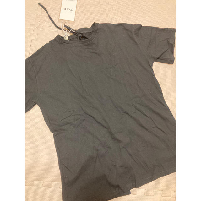 0719 新作♡ZARA好き　バックリボン　オーバーサイズ　Tシャツ レディースのトップス(Tシャツ(半袖/袖なし))の商品写真