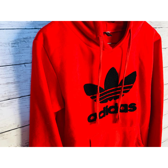 adidas(アディダス)の#85 adidas アディダス　パーカー　古着　トレフォイル　90 メンズのトップス(パーカー)の商品写真