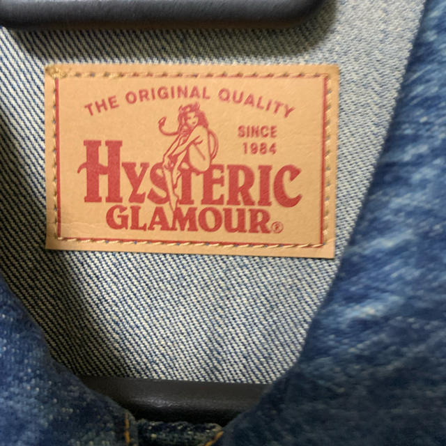 HYSTERIC GLAMOUR(ヒステリックグラマー)のヒステリックグラマー  デニムジャケット　L メンズのジャケット/アウター(Gジャン/デニムジャケット)の商品写真