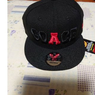 ニューエラー(NEW ERA)の新日本プロレス 棚橋選手 GOACEキャップ 新品 未使用品 タグ付き(格闘技/プロレス)