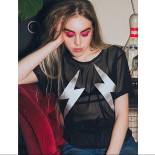 SYD AND MALLORY★SHEER LIGHTNING TEE(Tシャツ(半袖/袖なし))